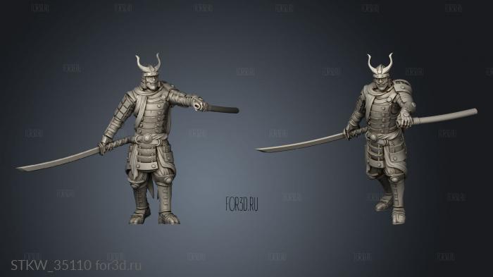 Hiroshi Ronin 3d stl модель для ЧПУ