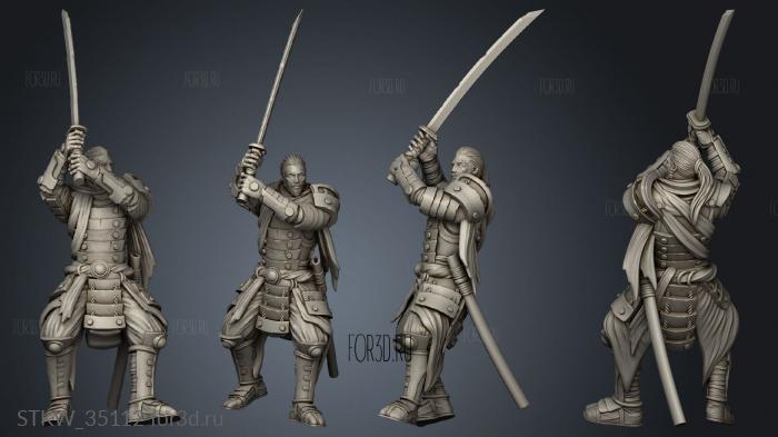 Hiroshi Ronin 3d stl модель для ЧПУ