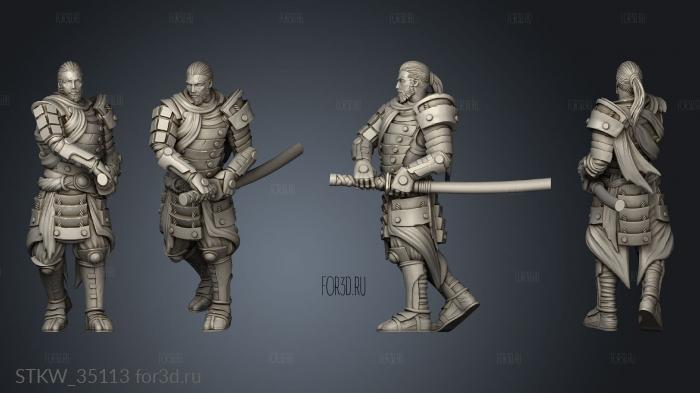 Hiroshi Ronin 3d stl модель для ЧПУ