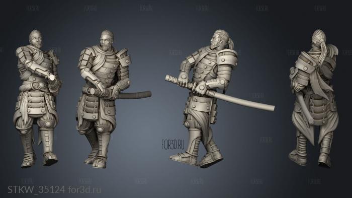 Hiroshi Ronin 3d stl модель для ЧПУ