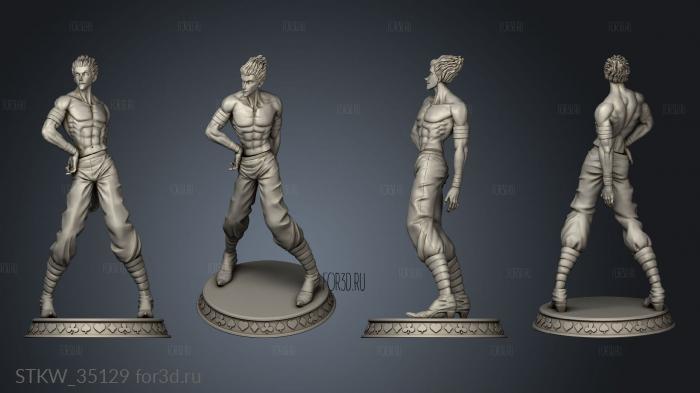 Hisoka 3d stl модель для ЧПУ