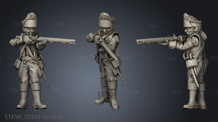 Historical Redcoats infantry 3d stl модель для ЧПУ