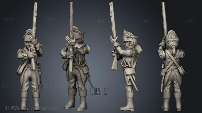 Historical Redcoats infantry stl model for CNC