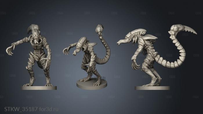 Hive Warrior stl model for CNC