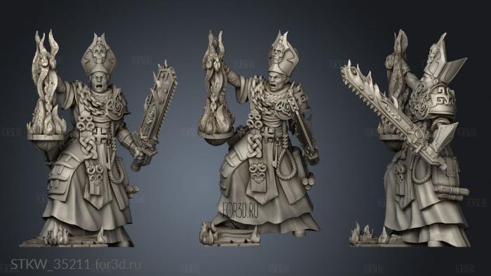 Redeemer War Priest Leader Fantasy 3d stl модель для ЧПУ