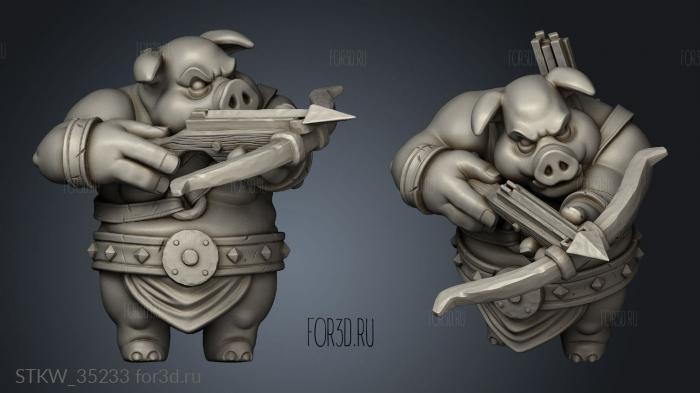 Hogs War Crossbow 3d stl модель для ЧПУ