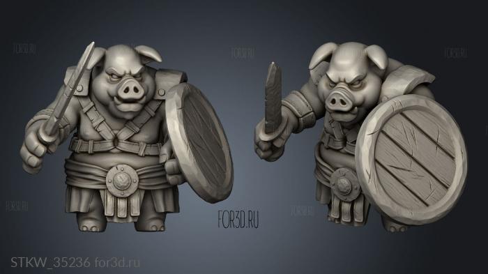 Hogs War Sword Board 3d stl модель для ЧПУ