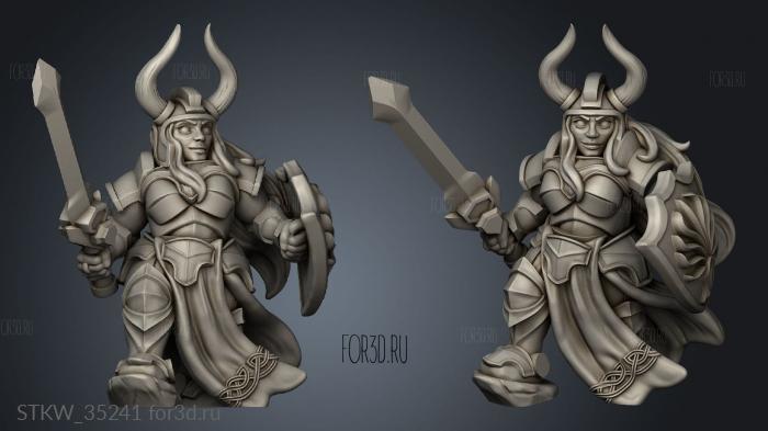 Hold Dwarf dwana the queen stl model for CNC