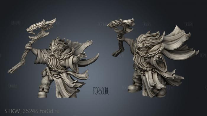 Hold Dwarf hour storm bearer 3d stl модель для ЧПУ