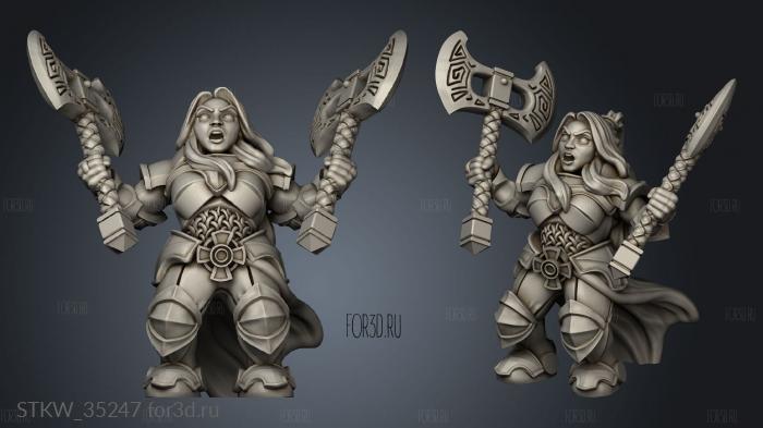 Hold Dwarf Ignes The Assault stl model for CNC