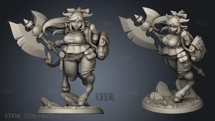 Holstaurus Cow girl Belle 3d stl модель для ЧПУ