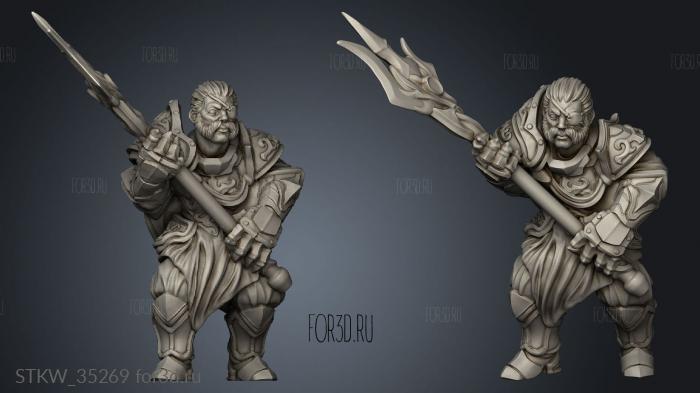 HOLY Ash Warrior stl model for CNC