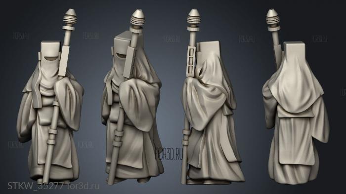 Holy Synod Priests cubed priest stl model for CNC