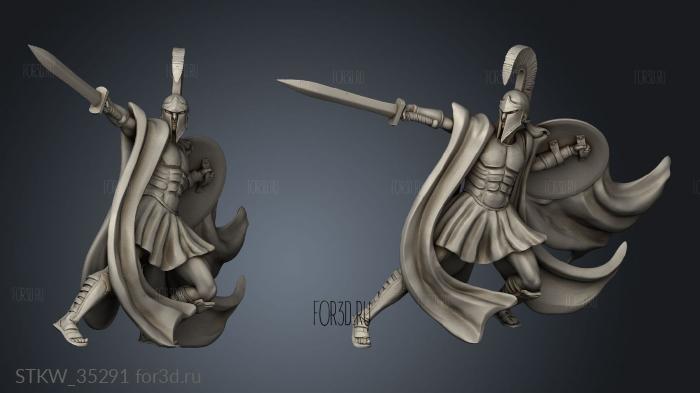 Hoplite stl model for CNC