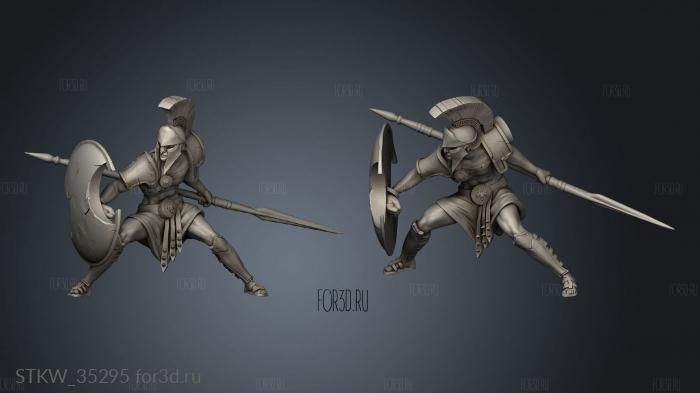 San Troops Warrior 3d stl модель для ЧПУ