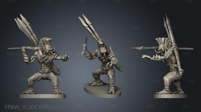 Horde troll stl model for CNC