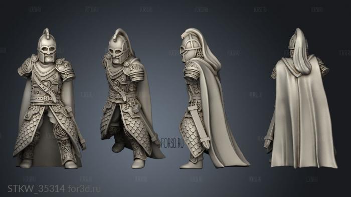 Horse Lords Kings Guard Bodies stl model for CNC