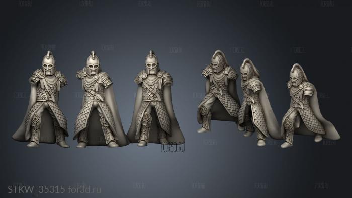 Horse Lords Kings Guard Bodies old Royal stl model for CNC