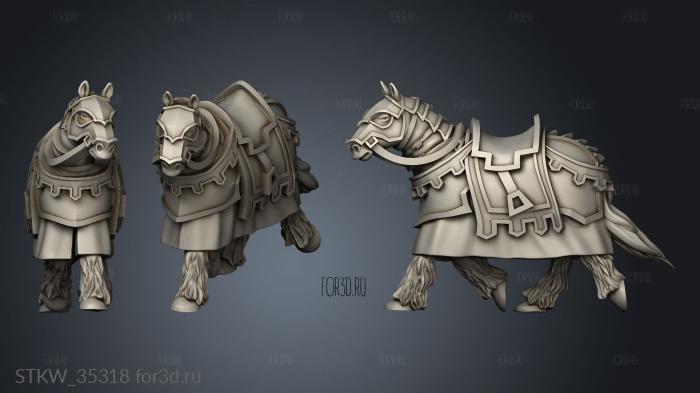 Horse Mount stl model for CNC