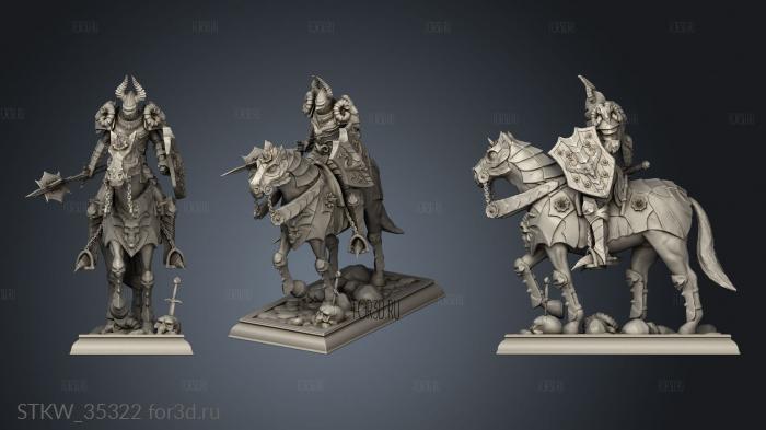 Horseman Doom stl model for CNC