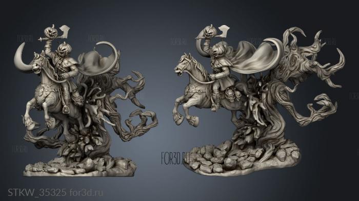 Horseman Paolo stl model for CNC