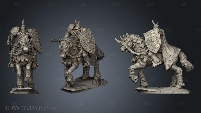 HORSEMAN The Dragon knight stl model for CNC