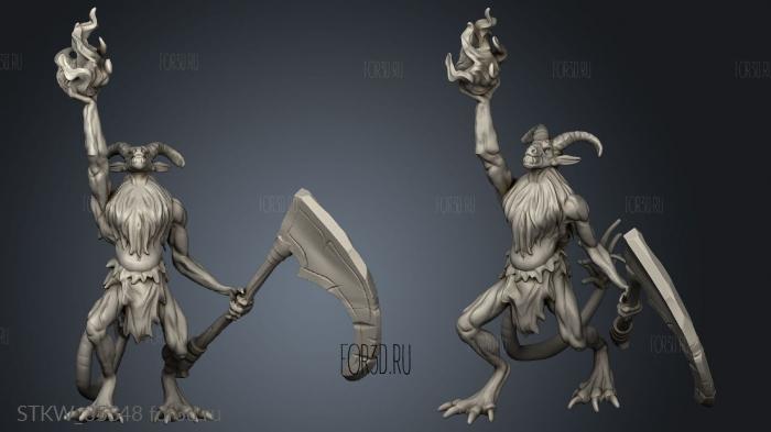 Goat Demon Magic stl model for CNC