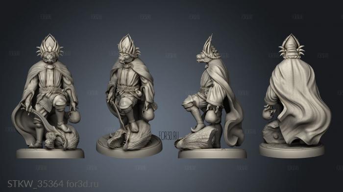 Rakshasa Leader stl model for CNC