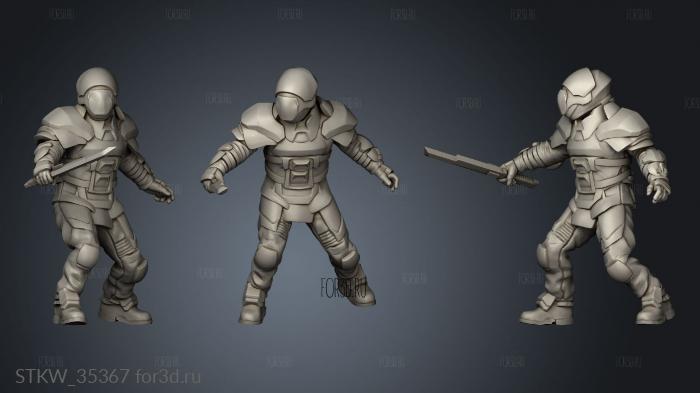 House Atreides troops 3d stl модель для ЧПУ