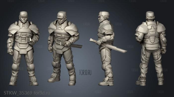 House Atreides troops stl model for CNC