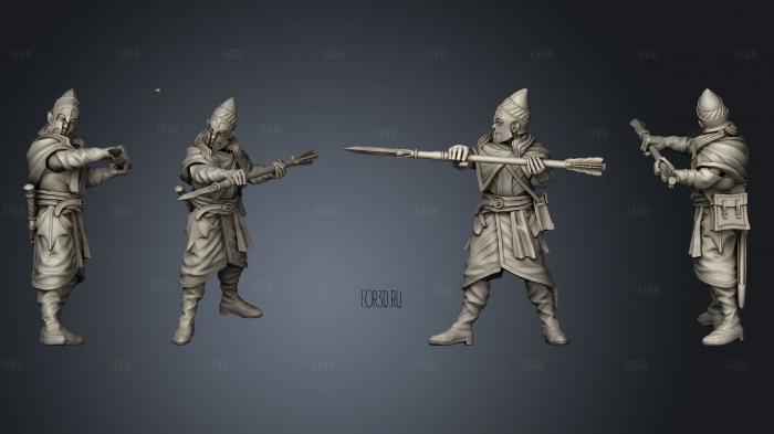 Bolt Throwers Crew 1 stl model for CNC
