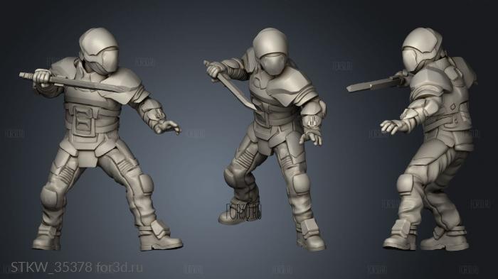 House Atreides troops stl model for CNC