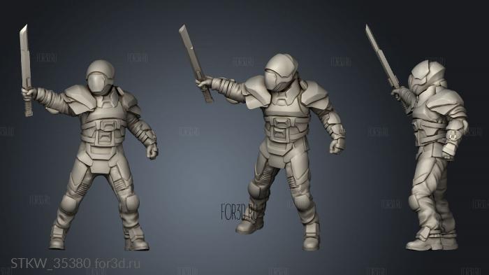 House Atreides troops stl model for CNC