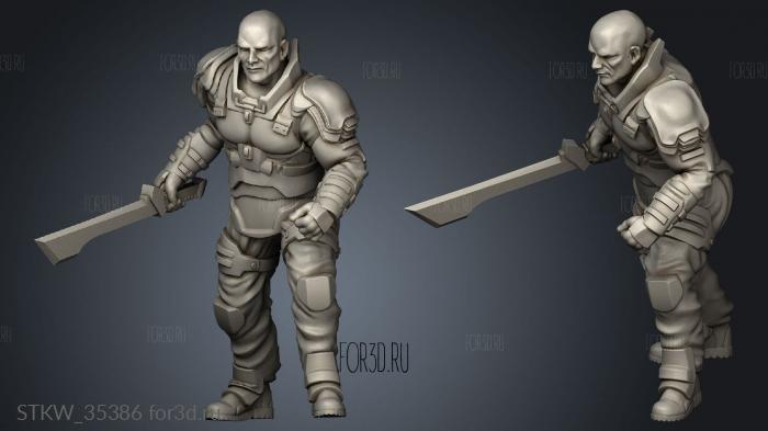 House Harkonnen troops stl model for CNC