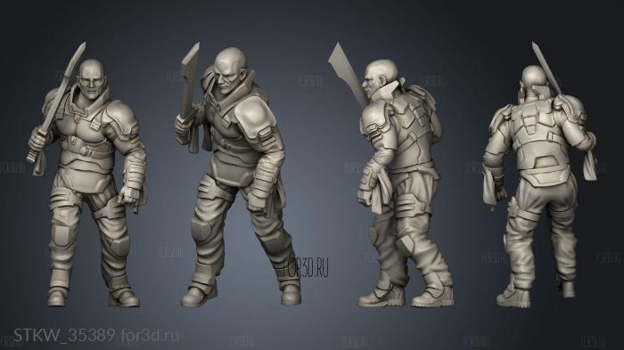 House Harkonnen troops stl model for CNC