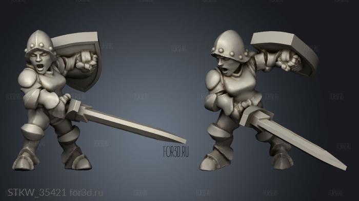 Household guard heraldry stl model for CNC