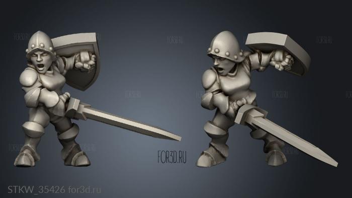 Household guard heraldry stl model for CNC