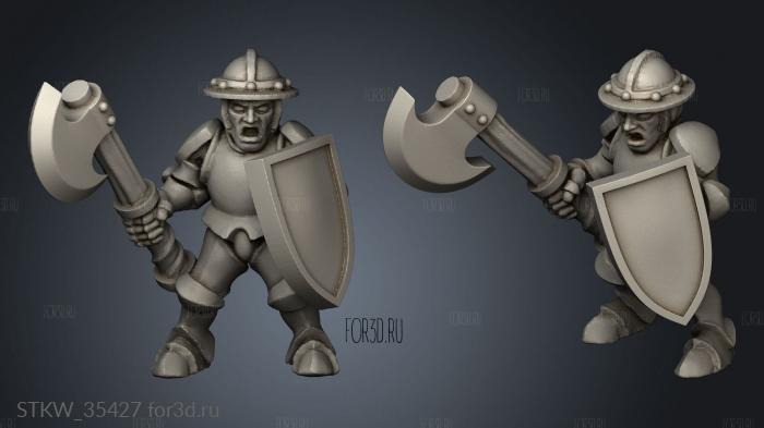 Household guard heraldry stl model for CNC