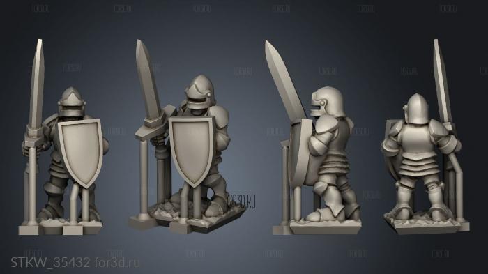 Household guard heraldry stl model for CNC