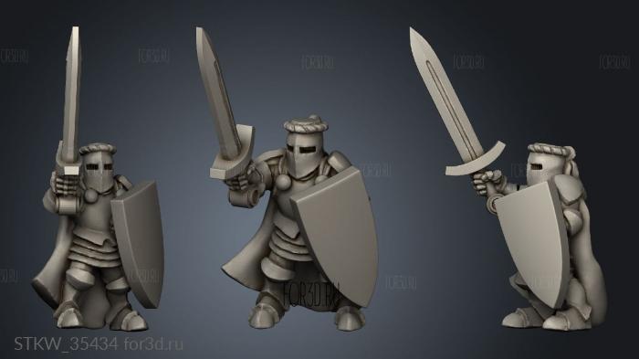 Household guard heraldry champion stl model for CNC