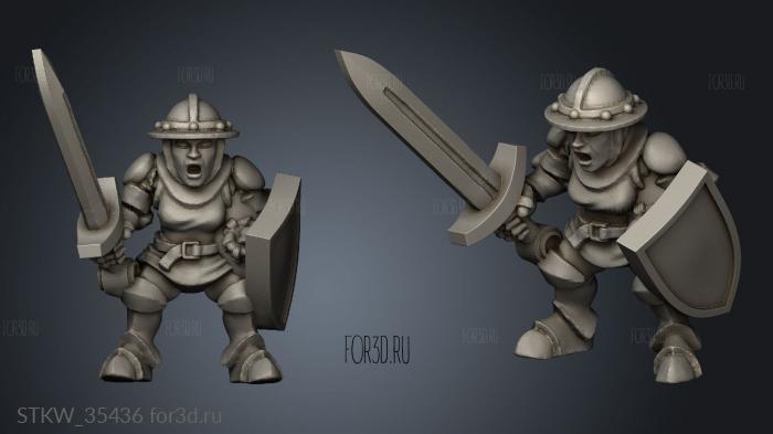 Household guard heraldry stl model for CNC