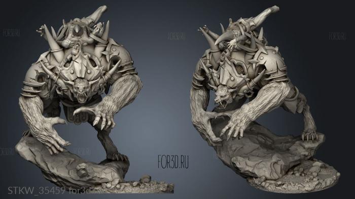 Howling Horde Bite Claws Akata stl model for CNC