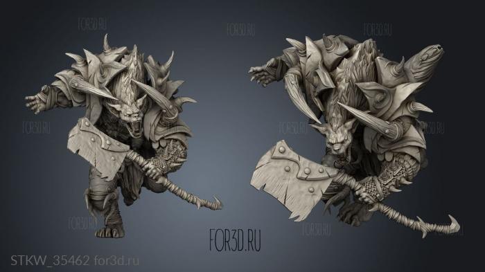 Howling Horde Bite Gnoll Brutes Brute 3d stl модель для ЧПУ