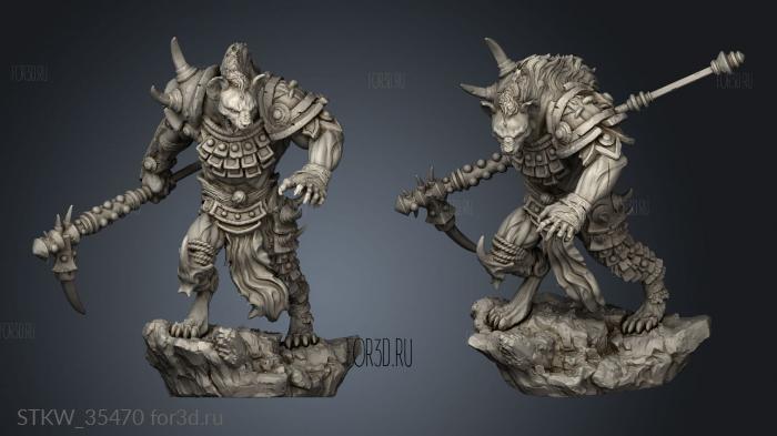 Howling Horde Bite Gnoll Scouts Scout 3d stl модель для ЧПУ