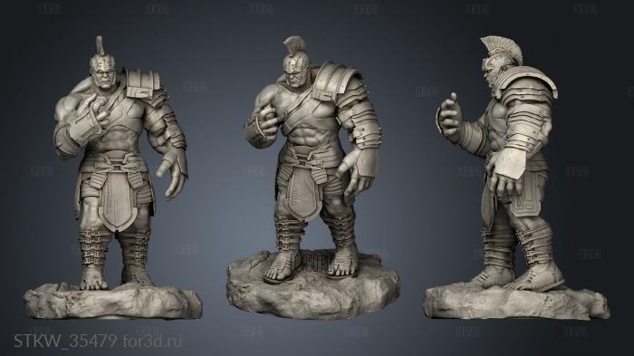 Hulk Gladiator stl model for CNC