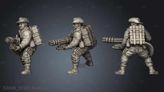 ANTI HUNTER SERGEANT STEVEN TYRANNOSAURUS stl model for CNC