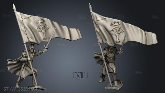 human commanders BANNER stl model for CNC