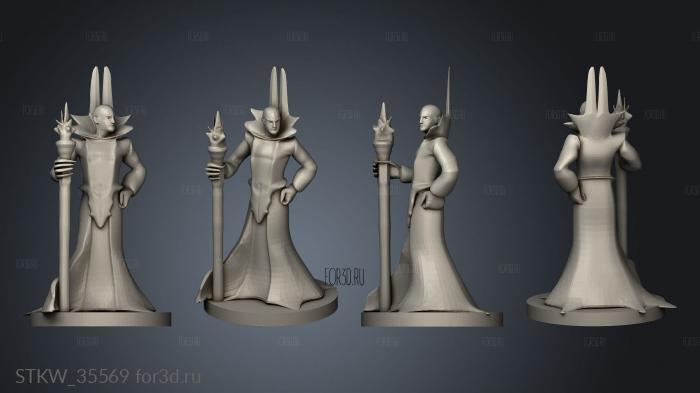 Humble Arch Mage stl model for CNC