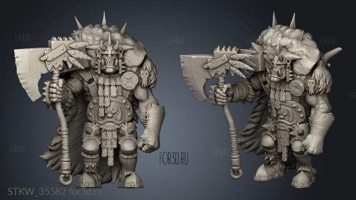 warchief 3d stl модель для ЧПУ