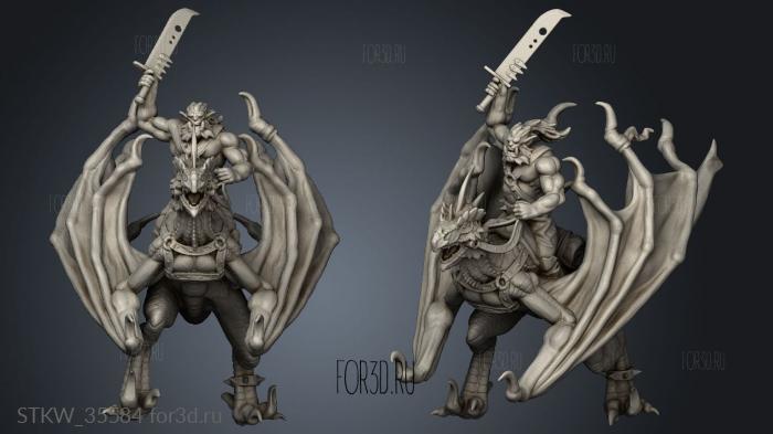 wyvern rider 3d stl модель для ЧПУ